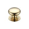 Zoo Hardware Victorian Cupboard Knob 38mm dia. - Brass