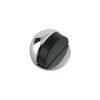 Zoo Hardware Door Stop - Floor Mounted - Oval 50mm dia. - Polished Chrome