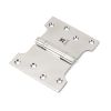 Polished SS (304) 4" x 3" x 5" Parliament Hinge (pair)