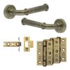 Complete Classic Door Handle Pack - Internal Doors - Antique Brass - By Frelan Hardware - JE-A1B-AB