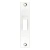 Zoo Hardware Square Forend, Strike and Escutcheon Pack t/s ZFB01 Fire Brigade Lock - Polished Stainless