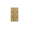 Millhouse Brass Cabinet Butt Hinges 75mm x 41mm x 2mm - Satin Brass