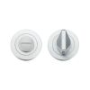 Zoo Hardware Turn & release on round rose - Satin Chrome