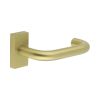 CR-106 Satin Brass Multi Point Rectangular Rose Door Handle - By Frelan Hardware - CR-106D4SB