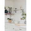 Burnished Brass Abingdon Shelf Bracket (150mm x 150mm)