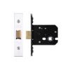 Zoo Hardware Flat latch - 76mm C/W PVD Forend and Strike - Satin Stainless