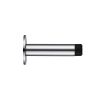 Zoo Hardware Door Stop - Cylinder with Rose 70mm - Face Fix - Polished Chrome