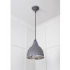 Smooth Nickel Brindley Pendant in Bluff