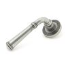 Pewter Regency Lever on Rose Set (Beehive)