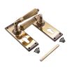 Regency Lever on Backplate Euro Aged Brass