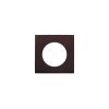 Zoo Hardware Spare square rose - Etna Bronze