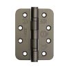 Jedo Stainless Steel Grade 13 Radiused Ball Bearing Hinges - 102x76x3mm - Dark Bronze - Pair - J9500RDB