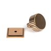 Polished Bronze Judd Cabinet Knob - 32mm (Square)