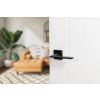 Oro&Oro Sienna Lever Door Handle on Square Rose - Matt Black