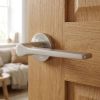 Complete Gio Door Handle Pack - Internal Doors - Satin Nickel - 76mm / 3-inch Hinges - JE-E3B-SN