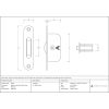 Beeswax Radiused Sash Pulley 75kg