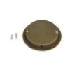 Aged Brass 75mm Art Deco Round Pull