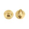 Zoo Hardware Turn & release on round rose - Favo Satin Brass