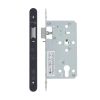 Zoo Hardware 2 Piece - DIN night latch - 72mm c/c - backset 60mm - radius - Black