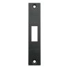 Zoo Hardware Square Forend, Strike and Escutcheon Pack t/s ZFB01 Fire Brigade Lock - Black