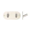 Double Robe Hook 90x45mm Satin Stainless Steel - By Frelan Hardware - JSS902C