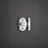Delta Bathroom Latch Big Polished Chrome