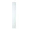 Zoo Hardware Finger Plate - Blank (Rounded Corner) 75mm x 475mm - Powder Coated Matt White