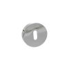 Senza Pari Key Escutcheons on Round Rose - Polished Chrome (Pair)