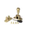 Satin Brass Mushroom Brighton Fastener (Radiused)