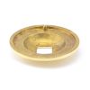 Polished Brass Round Centre Door Knob