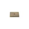 Millhouse Brass Square Cabinet Handle Backplate - Antique Brass