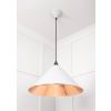 Hammered Copper Hockley Pendant in Flock
