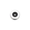 Zoo Hardware Rose Pack - 2 x Push on Roses - Suitable for Contract Aluminium 19mm and 22mm Pulls - Satin