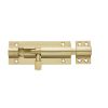 Jedo Brass Heavy Straight Barrel Bolts 102x38mm Polished Brass - By Frelan Hardware - J1001PB-4