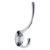 Zoo Hardware Hat and Coat Hook 5" Height 2" Projection - Chrome
