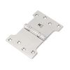 Polished SS (304) 4" x 4" x 6" Parliament Hinge (pair)