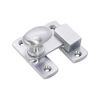 Oval Cupboard Latch Satin Chrome
