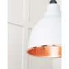 Hammered Copper Brindley Pendant in Flock