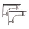 Industrial Shelf Bracket Pewter (Sold in Pairs)