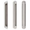 Zoo Hardware Anti Ligature Pull Handle 250mm CTC (280mm) Bolt Fix - Satin St. Steel - Stainless Steel