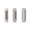 Zoo Hardware Anti Ligature Pull Handle 100mm CTC (150mm) Bolt Fix - Satin St. Steel - Stainless Steel
