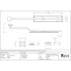 Beeswax 10" French Door Bolt