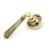 Aged Brass Hinton Lever on Rose Set - Unsprung