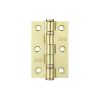 Zoo Hardware Door Hinge 2 Ball Bearing 3"x2"x2mm - Electro Brass