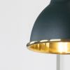 Smooth Brass Brindley Wall Light in Dingle
