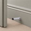 Opal Knurlmond Door Stop Polished Chrome