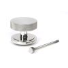 Polished Marine SS (316) Brompton Centre Door Knob (Art Deco)