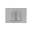 Tupai Rapido RetaLine/VersaLine WC Turn on Long Rose (bolt through fixing only) - Satin Chrome