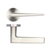 Meteor Door Handle on Rose Grade 304 Satin Stainless Steel - By Frelan Hardware - JSS360