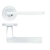 Zoo Hardware Leon lever on rose - Polished Chrome